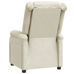 Fauteuil inclinable Blanc Similicuir 