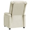 Fauteuil inclinable Blanc Similicuir 