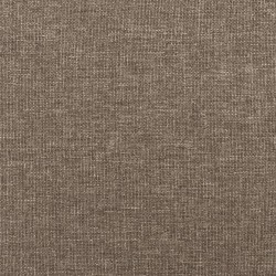Tête de lit avec oreilles Taupe 163x16x78/88 cm Tissu 