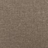 Tête de lit avec oreilles Taupe 163x16x78/88 cm Tissu 