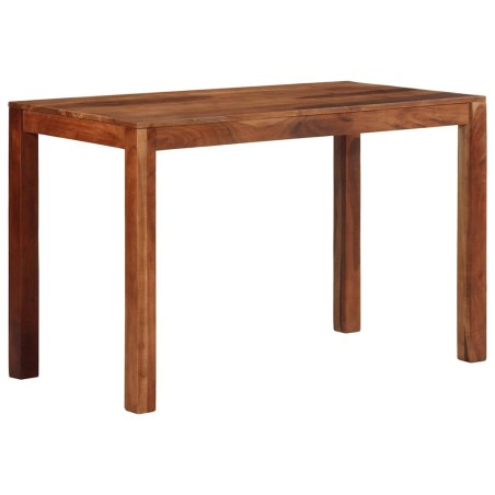Table à manger 120x60x76 cm bois d'acacia massif 