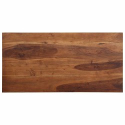Table à manger 120x60x76 cm bois d'acacia massif 