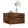 Table basse Chêne fumé 50x50x40 cm Bois d'ingénierie 