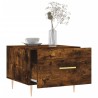 Table basse Chêne fumé 50x50x40 cm Bois d'ingénierie 