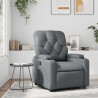Fauteuil inclinable Gris Similicuir 