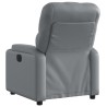 Fauteuil inclinable Gris Similicuir 