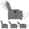 Fauteuil inclinable Gris Similicuir 