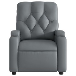Fauteuil inclinable Gris Similicuir 