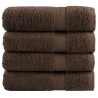 Serviettes de douche de qualité supérieure SOLUND 4 pcs marron 
