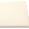 Panneaux muraux 12 pcs Crème 60x30 cm Velours 2,16 m² 