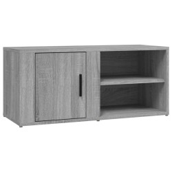 Meuble TV Sonoma gris 80x31,5x36 cm Bois d'ingénierie 