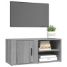 Meuble TV Sonoma gris 80x31,5x36 cm Bois d'ingénierie 