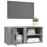 Meuble TV Sonoma gris 80x31,5x36 cm Bois d'ingénierie 