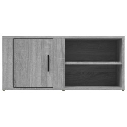 Meuble TV Sonoma gris 80x31,5x36 cm Bois d'ingénierie 