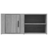 Meuble TV Sonoma gris 80x31,5x36 cm Bois d'ingénierie 