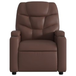 Fauteuil inclinable Marron Similicuir 