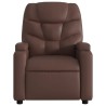 Fauteuil inclinable Marron Similicuir 
