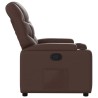 Fauteuil inclinable Marron Similicuir 