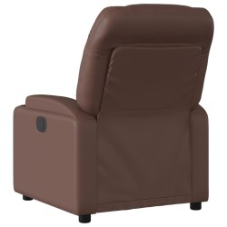 Fauteuil inclinable Marron Similicuir 
