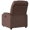Fauteuil inclinable Marron Similicuir 