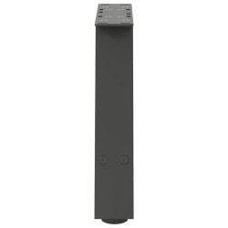 Pieds de table basse en forme de A 2 pièces Anthracite 30 x (30-31) cm Acier 