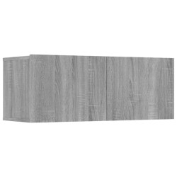 Meubles TV 4 pcs chêne marron 80x30x30 cm bois ingénierie 