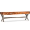 Meuble TV avec tiroirs bois d’acacia massif 140 cm 