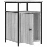 Table de chevet sonoma gris 40x42x60 cm bois d'ingénierie 