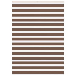 Store zèbre marron 165x200cm largeur du tissu 160,9cm polyester 
