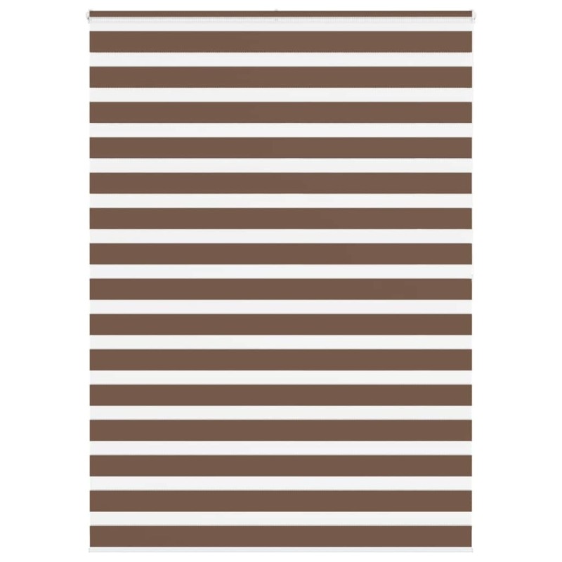 Store zèbre marron 165x200cm largeur du tissu 160,9cm polyester 