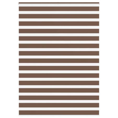 Store zèbre marron 165x200cm largeur du tissu 160,9cm polyester 