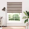 Store zèbre marron 165x200cm largeur du tissu 160,9cm polyester 