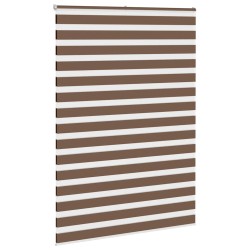 Store zèbre marron 165x200cm largeur du tissu 160,9cm polyester 