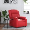 Fauteuil inclinable Rouge Similicuir 
