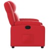 Fauteuil inclinable Rouge Similicuir 