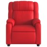 Fauteuil inclinable Rouge Similicuir 