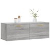 Armoire murale sonoma gris 100x36,5x35 cm bois d'ingénierie 