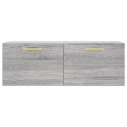 Armoire murale sonoma gris 100x36,5x35 cm bois d'ingénierie 