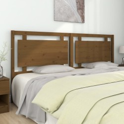 Tête de lit Marron miel 205,5x4x100 cm Bois massif de pin 