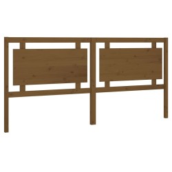 Tête de lit Marron miel 205,5x4x100 cm Bois massif de pin 