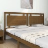 Tête de lit Marron miel 205,5x4x100 cm Bois massif de pin 