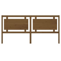 Tête de lit Marron miel 205,5x4x100 cm Bois massif de pin 