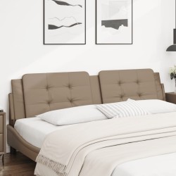 Coussin de tête de lit cappuccino 200 cm similicuir 