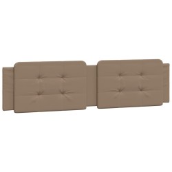 Coussin de tête de lit cappuccino 200 cm similicuir 