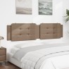 Coussin de tête de lit cappuccino 200 cm similicuir 