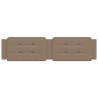 Coussin de tête de lit cappuccino 200 cm similicuir 