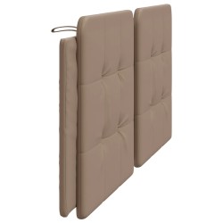 Coussin de tête de lit cappuccino 200 cm similicuir 