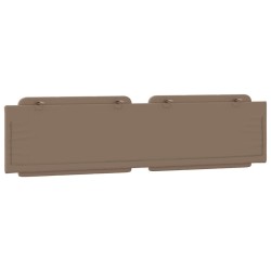 Coussin de tête de lit cappuccino 200 cm similicuir 