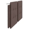Coussin de tête de lit marron 200 cm similicuir 