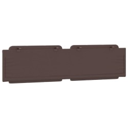 Coussin de tête de lit marron 200 cm similicuir 
